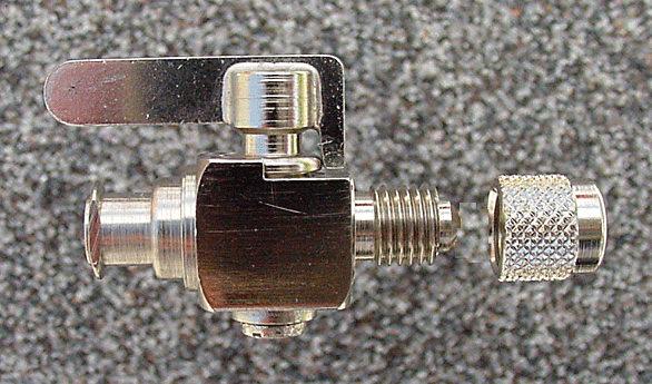 ST2111-ST2115 Female Luer Stopcock to Flare Tube, supplied with specified cap (see table below for individual item sizes)